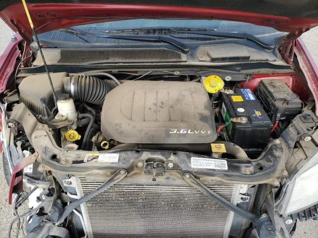 2C4RC1BG9ER342316 - 2014 CHRYSLER TOWN & COU TOURING RED photo 12