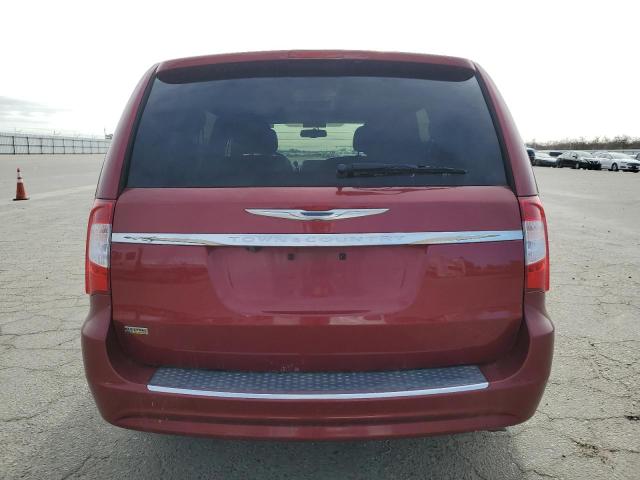 2C4RC1BG9ER342316 - 2014 CHRYSLER TOWN & COU TOURING RED photo 6