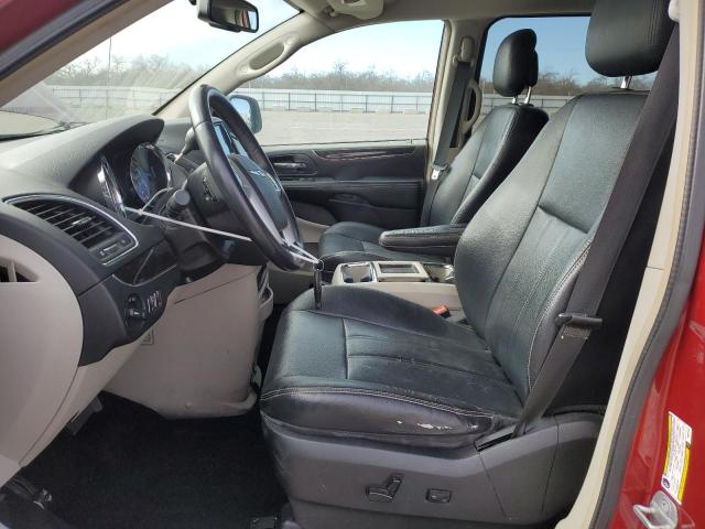 2C4RC1BG9ER342316 - 2014 CHRYSLER TOWN & COU TOURING RED photo 7