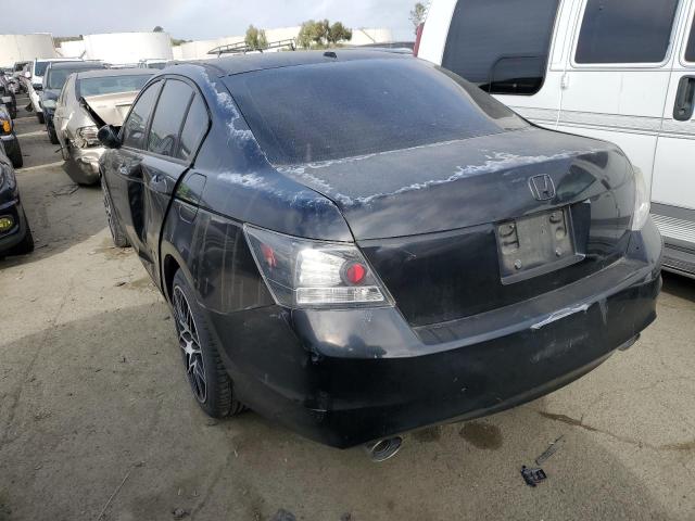 1HGCP36848A054075 - 2008 HONDA ACCORD EXL BLACK photo 2