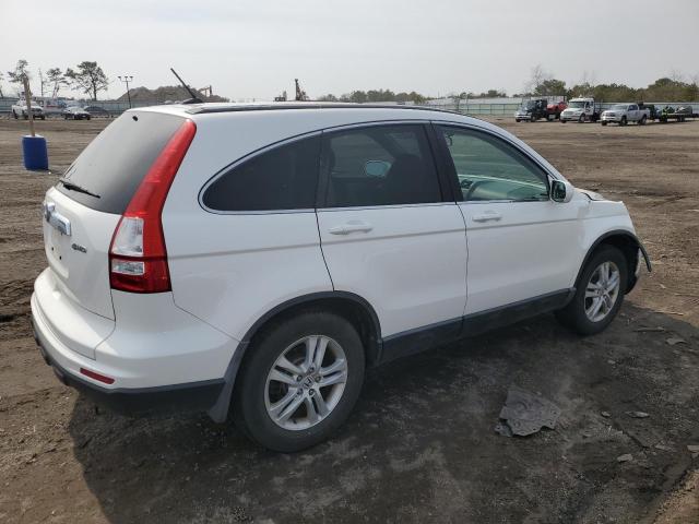 5J6RE4H76AL019728 - 2010 HONDA CR-V EXL WHITE photo 3