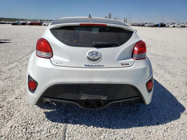 KMHTC6AE5GU275640 - 2016 HYUNDAI VELOSTER TURBO WHITE photo 6