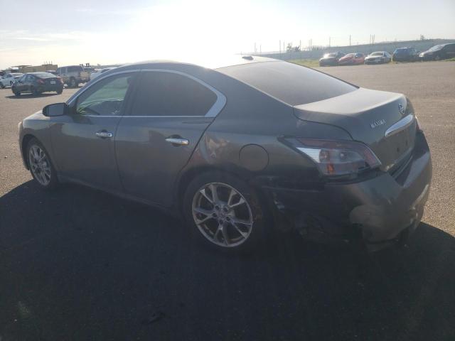 1N4AA5APXEC432732 - 2014 NISSAN MAXIMA S GRAY photo 2