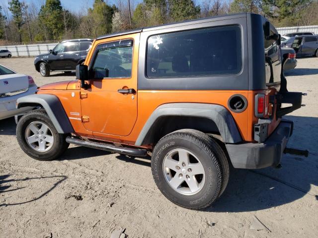 1J4AA2D15BL507052 - 2011 JEEP WRANGLER SPORT ORANGE photo 2