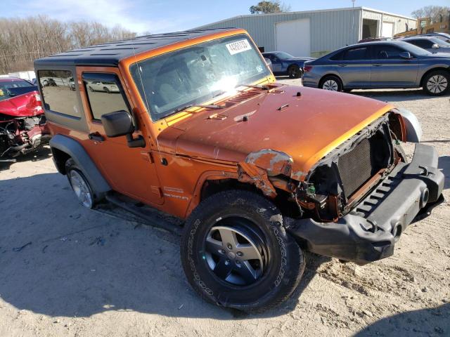 1J4AA2D15BL507052 - 2011 JEEP WRANGLER SPORT ORANGE photo 4