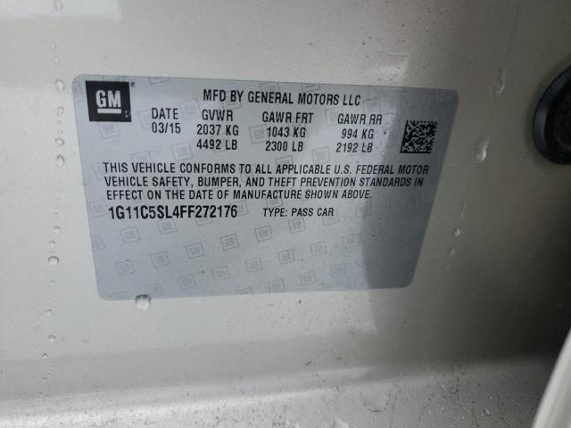 1G11C5SL4FF272176 - 2015 CHEVROLET MALIBU 1LT Қоңыр фото 12