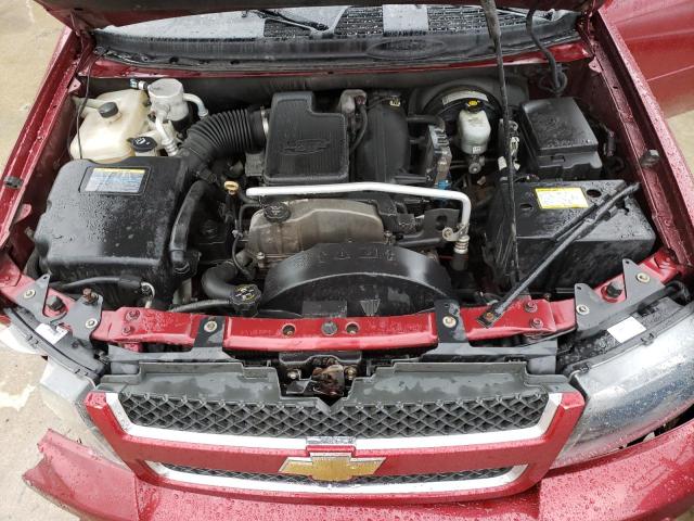 1GNDT13S072249769 - 2007 CHEVROLET TRAILBLAZE LS RED photo 12