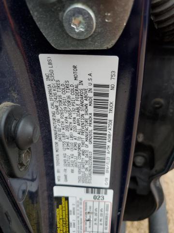 5TEJU62N16Z230613 - 2006 TOYOTA TACOMA DOUBLE CAB PRERUNNER BLUE photo 12