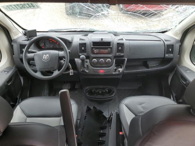 3C6TRVDG6HE518227 - 2017 RAM PROMASTER 2500 HIGH WHITE photo 8