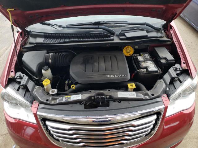 2C4RC1BG7ER269110 - 2014 CHRYSLER TOWN & COU TOURING წითელი ფოტო 12