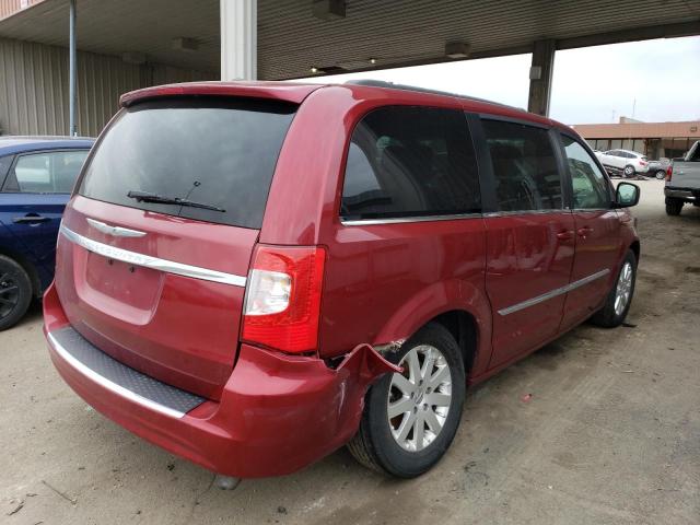 2C4RC1BG7ER269110 - 2014 CHRYSLER TOWN & COU TOURING წითელი ფოტო 3