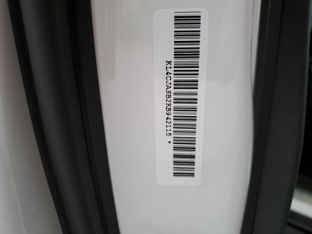 KL4CJASB2KB942115 - 2019 BUICK ENCORE PREFERRED Ақ фото 12