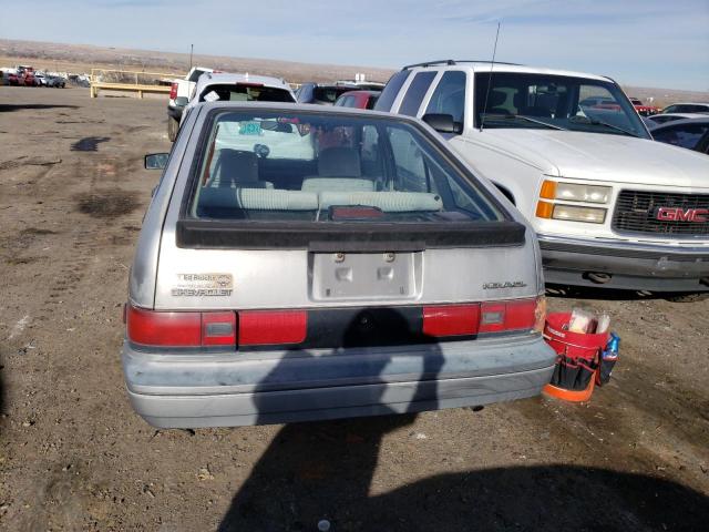 1Y1SK6146HZ005469 - 1987 CHEVROLET NOVA SILVER photo 6