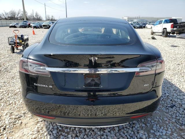 5YJSA1S17EFP51560 - 2014 TESLA MODEL S შავი ფოტო 6