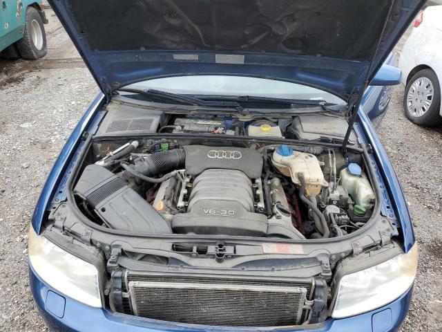 WAUJT68E94A123937 - 2004 AUDI A4 3.0 BLUE photo 11