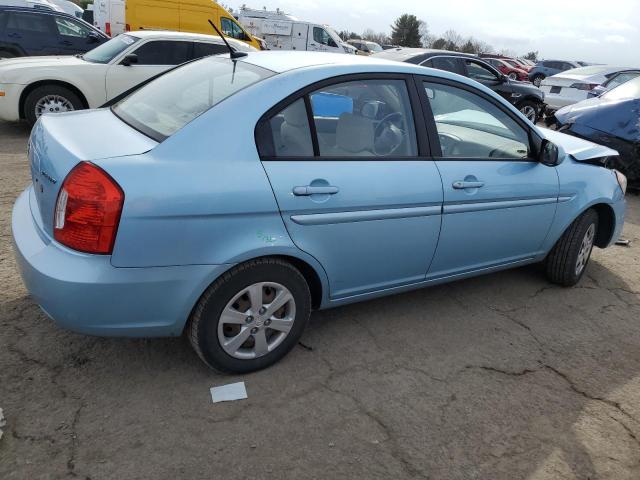 KMHCN4ACXAU471934 - 2010 HYUNDAI ACCENT GLS BLUE photo 3