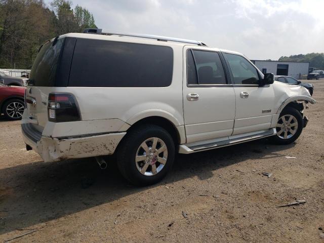 1FMFK19588LA15439 - 2008 FORD EXPEDITION EL LIMITED WHITE photo 3