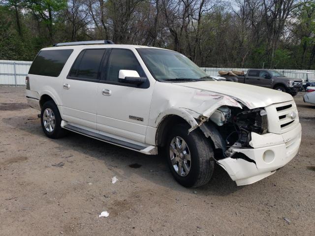 1FMFK19588LA15439 - 2008 FORD EXPEDITION EL LIMITED WHITE photo 4