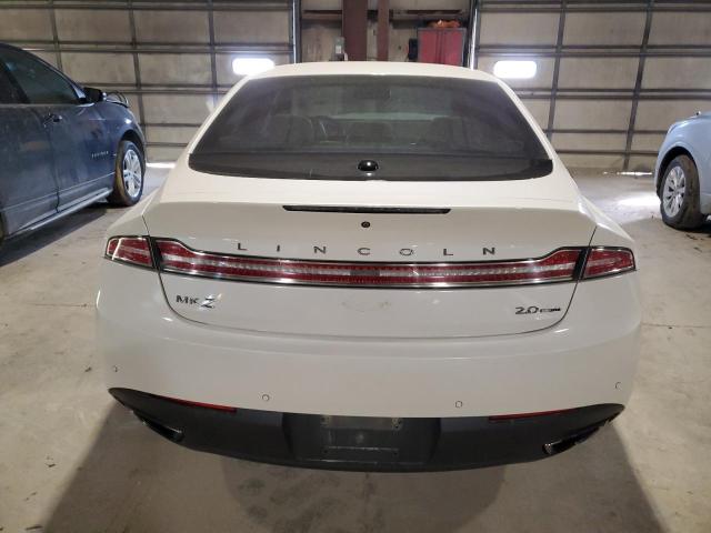 3LN6L2G98FR602568 - 2015 LINCOLN MKZ WHITE photo 6