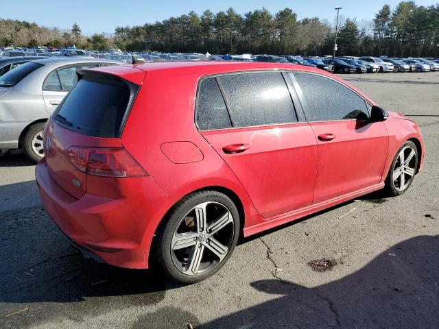 WVWLF7AU7FW264523 - 2015 VOLKSWAGEN GOLF R RED photo 3