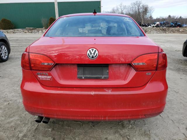 3VWD17AJ0EM262441 - 2014 VOLKSWAGEN JETTA SE RED photo 6