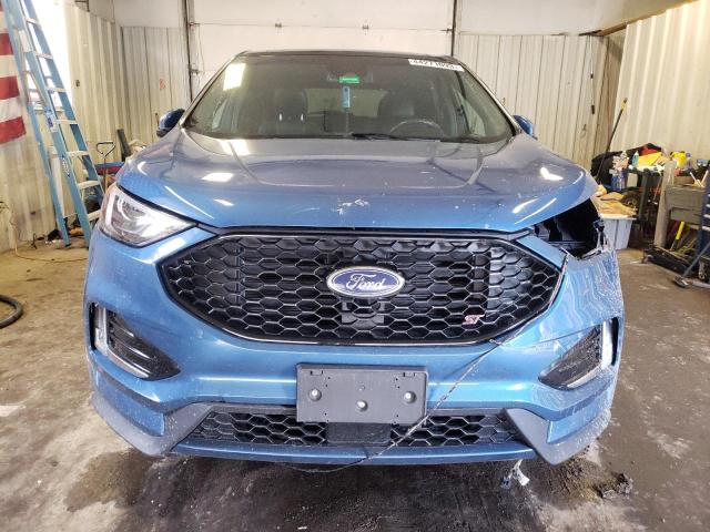 2FMPK4AP4KBB51884 - 2019 FORD EDGE ST BLUE photo 5