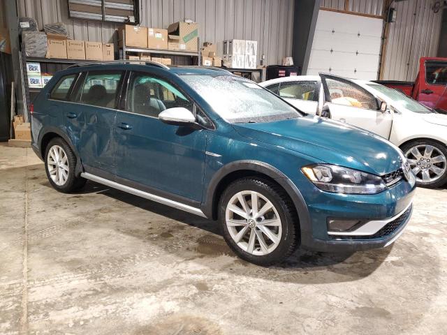 3VWH17AU4KM513663 - 2019 VOLKSWAGEN GOLF ALLTR S TEAL photo 4