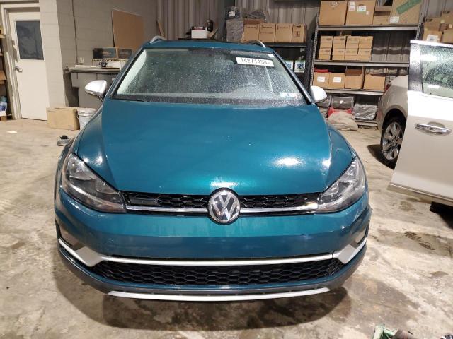 3VWH17AU4KM513663 - 2019 VOLKSWAGEN GOLF ALLTR S TEAL photo 5