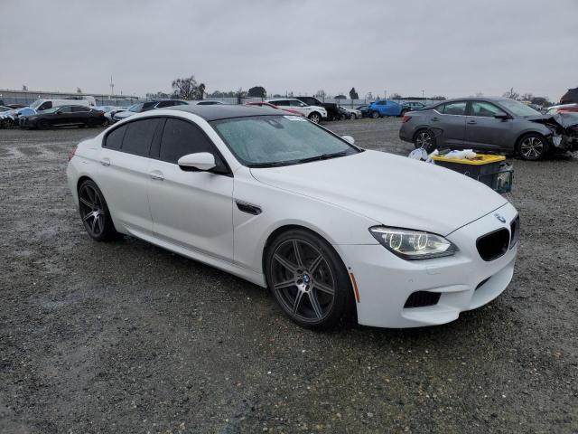 WBS6C9C50FD467538 - 2015 BMW M6 GRAN COUPE WHITE photo 4