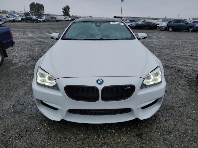 WBS6C9C50FD467538 - 2015 BMW M6 GRAN COUPE WHITE photo 5