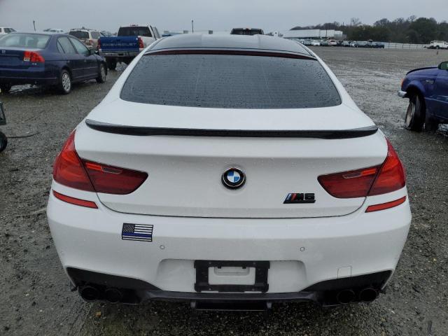 WBS6C9C50FD467538 - 2015 BMW M6 GRAN COUPE WHITE photo 6