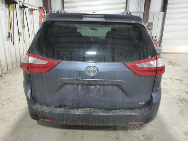 5TDYK3DC5FS627687 - 2015 TOYOTA SIENNA XLE BLUE photo 6