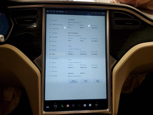 5YJSA1S13EFP64547 - 2014 TESLA MODEL S Ağ foto 9