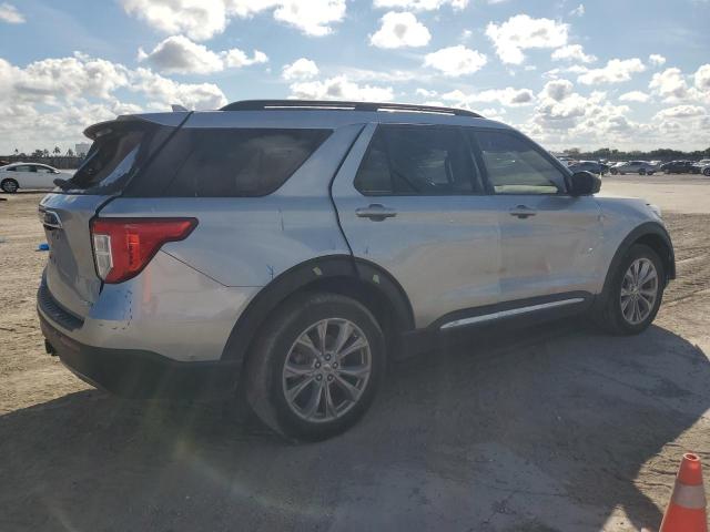 1FMSK8DH5LGC88283 - 2020 FORD EXPLORER XLT SILVER photo 3