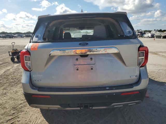 1FMSK8DH5LGC88283 - 2020 FORD EXPLORER XLT SILVER photo 6