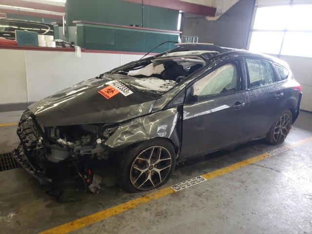 1FADP3M21JL285596 - 2018 FORD FOCUS SEL GRAY photo 1