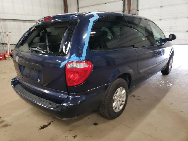 1D4GP24R16B510386 - 2006 DODGE GRAND CARA SE BLUE photo 3