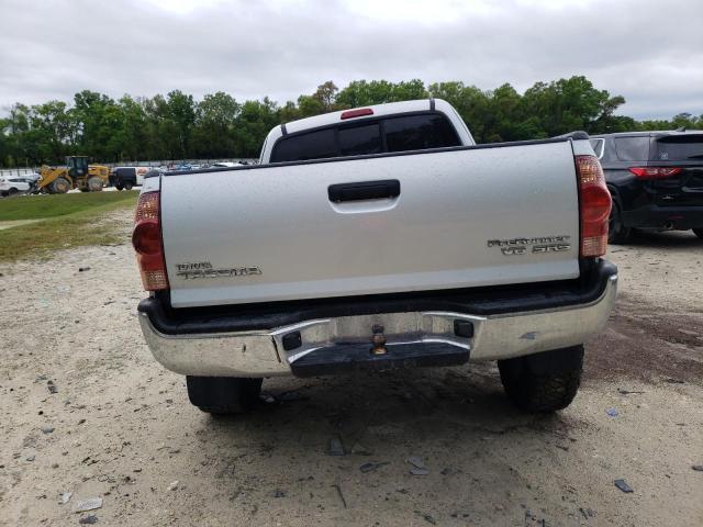 5TETU62N68Z586695 - 2008 TOYOTA TACOMA PRERUNNER ACCESS CAB SILVER photo 6