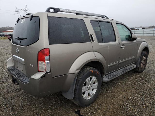 5N1AR18W15C741106 - 2005 NISSAN PATHFINDER LE თაფლისფერი ფოტო 3