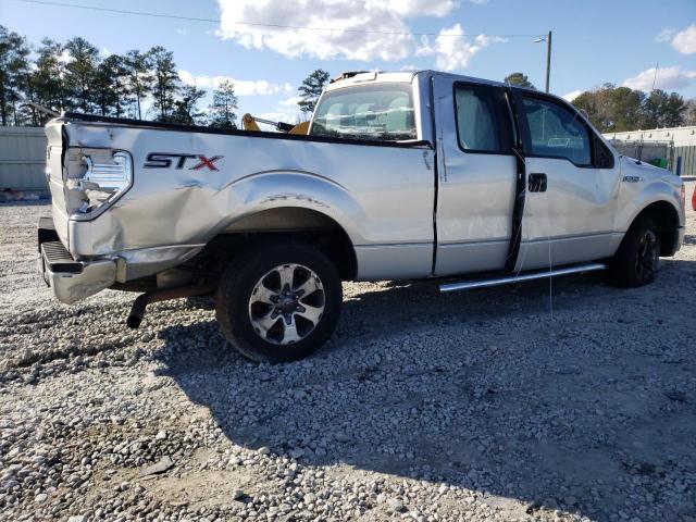 1FTEX1CM4EFD02949 - 2014 FORD F150 SUPER CAB SILVER photo 3