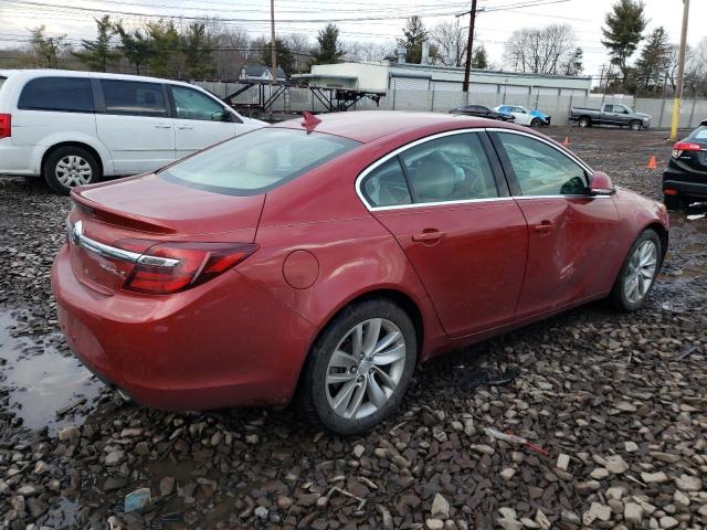 2G4GK5EXXE9193343 - 2014 BUICK REGAL RED photo 3