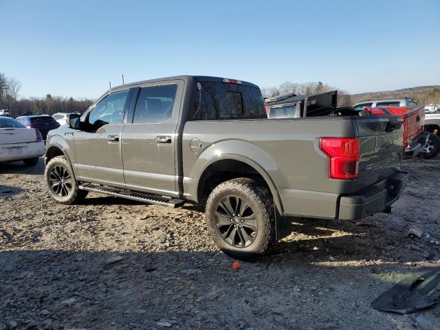 1FTEW1E4XLFC14484 - 2020 FORD F150 SUPERCREW GRAY photo 2