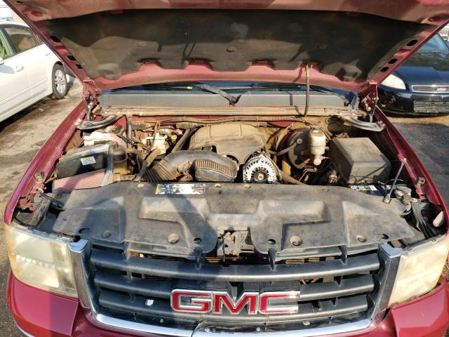 2GTEC13C771679918 - 2007 GMC NEW SIERRA C1500 MAROON photo 11