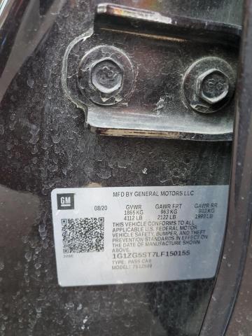 1G1ZG5ST7LF150155 - 2020 CHEVROLET MALIBU RS PURPLE photo 12