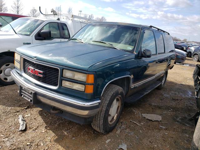 1GKFK16R4VJ736641 - 1997 GMC SUBURBAN K1500 GREEN photo 1