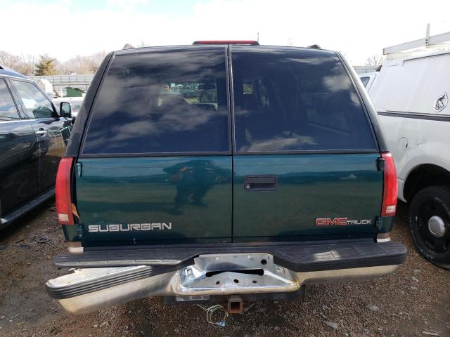 1GKFK16R4VJ736641 - 1997 GMC SUBURBAN K1500 GREEN photo 6