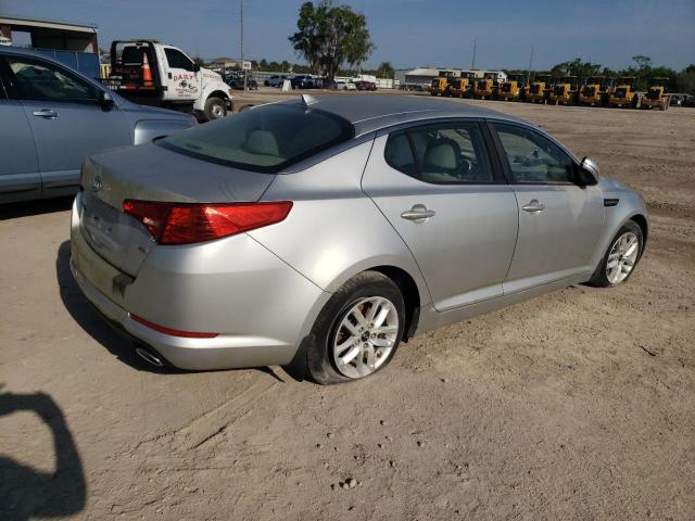 KNAGM4A75B5082025 - 2011 KIA OPTIMA LX SILVER photo 4