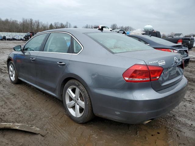 1VWBP7A39CC108087 - 2012 VOLKSWAGEN PASSAT SE GRAY photo 2