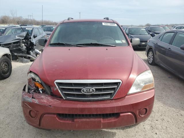 KNDJC735385792347 - 2008 KIA SORENTO EX MAROON photo 5