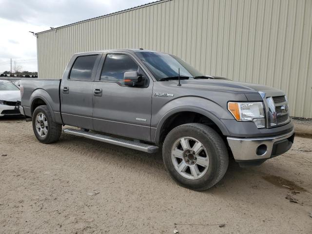 1FTFW1CT5BFB16685 - 2011 FORD F150 SUPERCREW CHARCOAL photo 4